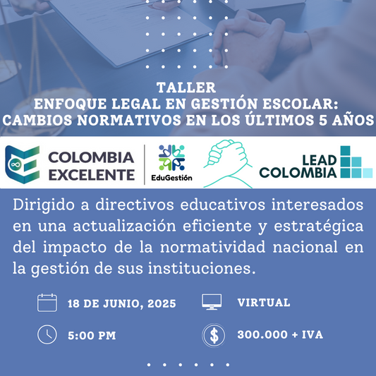 Taller enfoque legal en gestión escolar